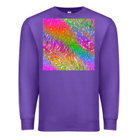 Purple neon glitter leopard seamless pattern Premium Sweatshirt - BundleAndBundleShop