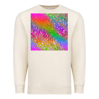 Sandshell neon glitter leopard seamless pattern Premium Sweatshirt - BundleAndBundleShop