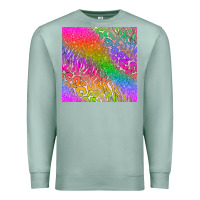 Seafoam neon glitter leopard seamless pattern Premium Sweatshirt - BundleAndBundleShop