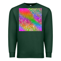 Sports Green neon glitter leopard seamless pattern Premium Sweatshirt - BundleAndBundleShop