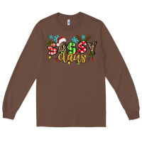 Chestnut Sassy Claus Long Sleeve Tee - texasbilliewilder