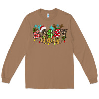 Toasted Coconut Sassy Claus Long Sleeve Tee - texasbilliewilder