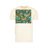 Vintage Arctic honeycomb and bees with leopard Vintage Tee - Artiststas