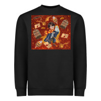 Black wizard boy with magic items Heavyweight Sweatshirt - TumblerDesignByShophia
