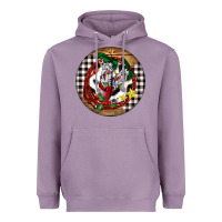Lavender Cowgirl Boots Heavyweight Hoodie - FaDigitalArtStudio