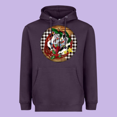 Cowgirl Boots Heavyweight Hoodie Designed By Fadigitalartstudio