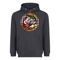 Smoke Cowgirl Boots Heavyweight Hoodie - FaDigitalArtStudio