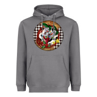 Storm Cowgirl Boots Heavyweight Hoodie - FaDigitalArtStudio