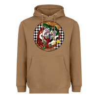 Toasted Coconut Cowgirl Boots Heavyweight Hoodie - FaDigitalArtStudio