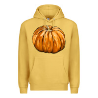 Antique Gold Pumpkin Premium Hoodie - FaDigitalArtStudio