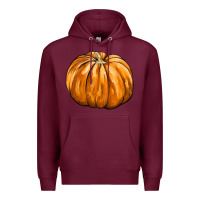 Burgundy Pumpkin Premium Hoodie - FaDigitalArtStudio