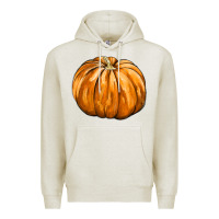 Oatmeal Heather Pumpkin Premium Hoodie - FaDigitalArtStudio