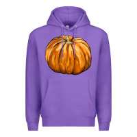 Purple Pumpkin Premium Hoodie - FaDigitalArtStudio