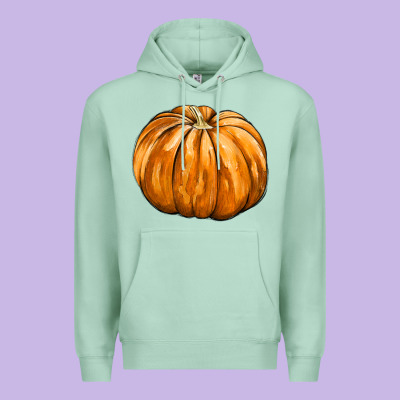 Pumpkin Premium Hoodie Designed By Fadigitalartstudio