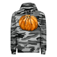 Slate Camo Pumpkin Premium Hoodie - FaDigitalArtStudio