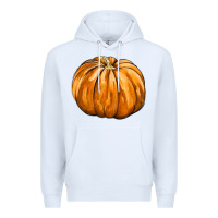White Pumpkin Premium Hoodie - FaDigitalArtStudio