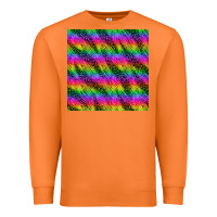 Carrot neon rainbow leopard zebra seamless pattern Premium Sweatshirt - BundleAndBundleShop