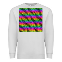 Dove Grey neon rainbow leopard zebra seamless pattern Premium Sweatshirt - BundleAndBundleShop