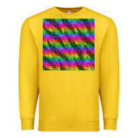 Lemon neon rainbow leopard zebra seamless pattern Premium Sweatshirt - BundleAndBundleShop