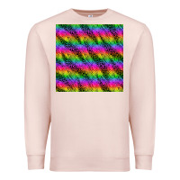 Pale Pink neon rainbow leopard zebra seamless pattern Premium Sweatshirt - BundleAndBundleShop