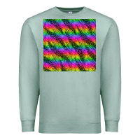 Seafoam neon rainbow leopard zebra seamless pattern Premium Sweatshirt - BundleAndBundleShop
