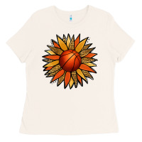 Bone Basketball Sunflower Ladies Tee - Jasminsmagicworld