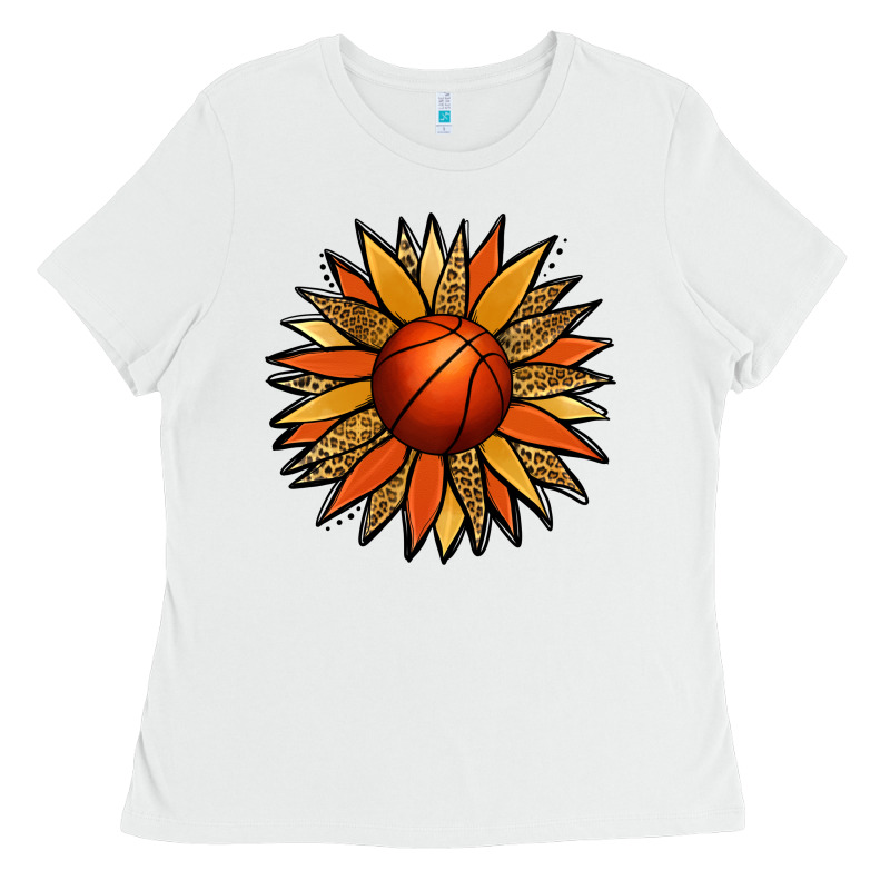 Basketball Sunflower Ladies Tee by Jasminsmagicworld | Teevron