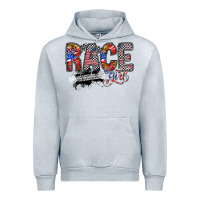 Heather Grey race girl Urban Hoodie - RacoonDesign