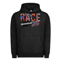 Pigment Black race girl Urban Hoodie - RacoonDesign