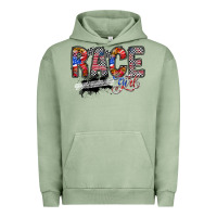 Pigment Oil Green race girl Urban Hoodie - RacoonDesign
