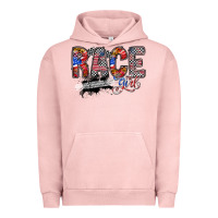 Pigment Salmon race girl Urban Hoodie - RacoonDesign