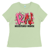 Matcha rn registered nurse valentines day Ladies Tee - MaliasSmallBusiness