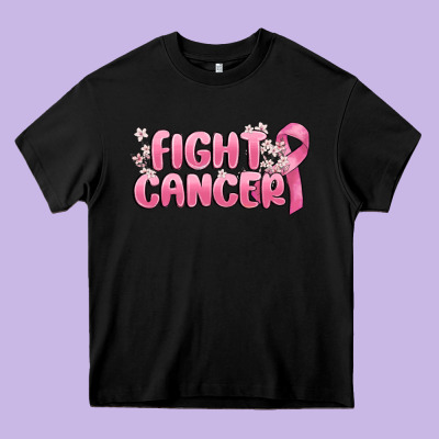 Nobody Fights Alone Heavy Core Tee Designed By Maliassmallbusiness