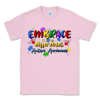 Bubblegum Pink embrace differences Classic Tee - Artiststas