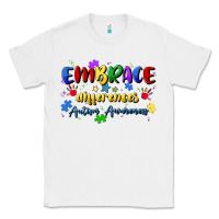 White embrace differences Classic Tee - Artiststas