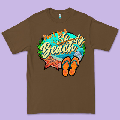 Dont Be A Shady Beach 2 Premium Tee Designed By Jahusdesignshop
