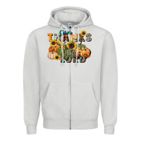 Give Thanks To The Lord Zipper Hoodie | Teevron