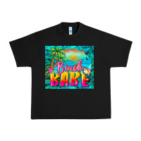 Black beach babe Urban Heavy Tee - BarkalooDesign