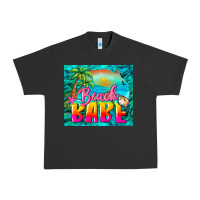 Pigment Black beach babe Urban Heavy Tee - BarkalooDesign