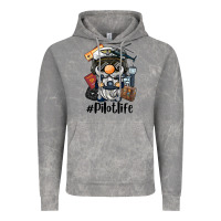 Cloud Rock pilot life gnome Vintage Hoodie - BarkalooDesign