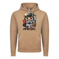 Vintage Coffee pilot life gnome Vintage Hoodie - BarkalooDesign