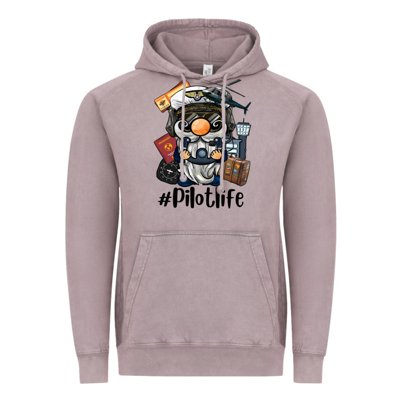 Pilot Life Gnome Vintage Hoodie by BarkalooDesign | Teevron