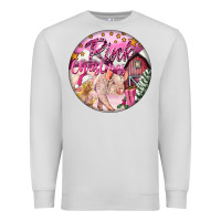Dove Grey pink christmas pig Premium Sweatshirt - FaDigitalArtStudio