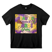 Black bead up bitches it's mardi gras Heavy Core Tee - MaliasSmallBusiness