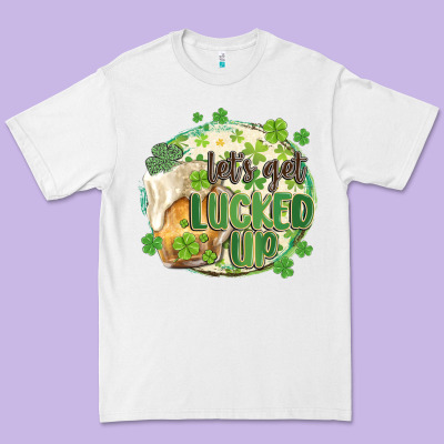 Let's Get Lucked Up Premium Tee Designed By Maliassmallbusiness