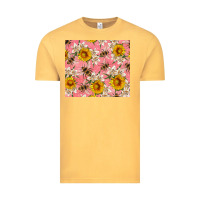 Vintage Mustard bees and flowers Vintage Tee - Artiststas