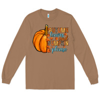 Toasted Coconut Autumn leaves and pumpkin please Long Sleeve Tee - RanaPortraitStore