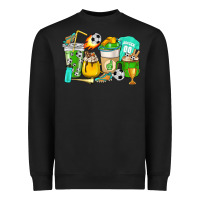 Black Football coffee cups Heavyweight Sweatshirt - HowdyJamesFarm