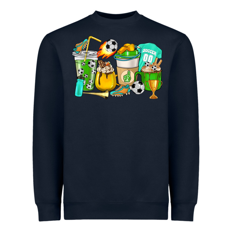 Football Coffee Cups Heavyweight Sweatshirt by HowdyJamesFarm | Teevron