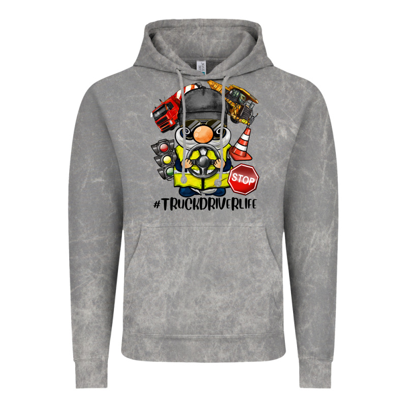 Truck Driver Life Gnome Vintage Hoodie by BarkalooDesign | Teevron